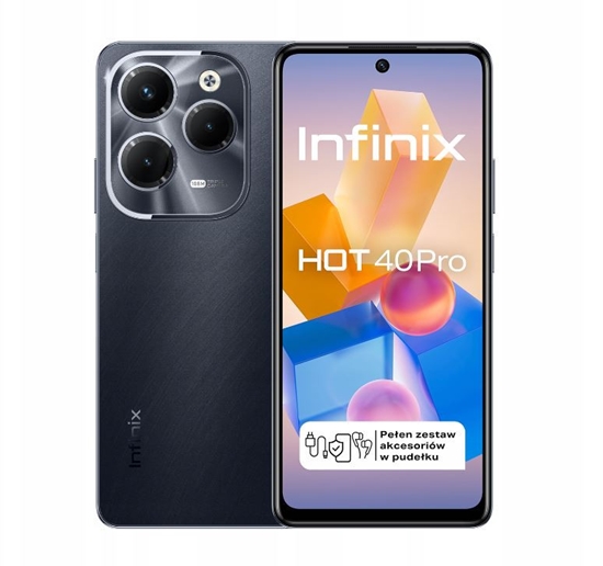 Smartfon INFINIX Hot 40 Pro 8/256GB Starlit Black