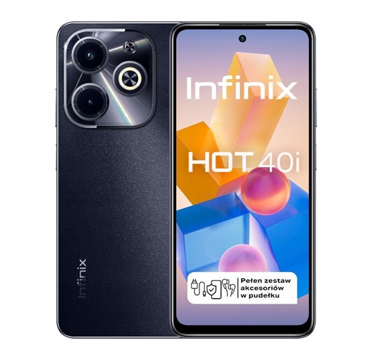 Smartfon INFINIX Hot 40i 8/256GB Starlit Black